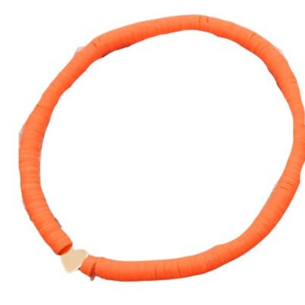 New beaded orange bracelet